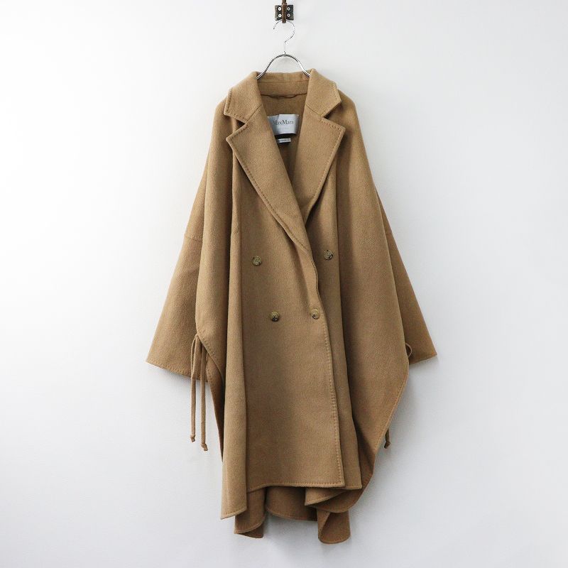 美品 希少 定価49万 日本限定 2020AW マックスマーラ Max Mara SFILATA クチートアマーノ キャメル ケープコート M┃-.【2400014937534】 108,900円