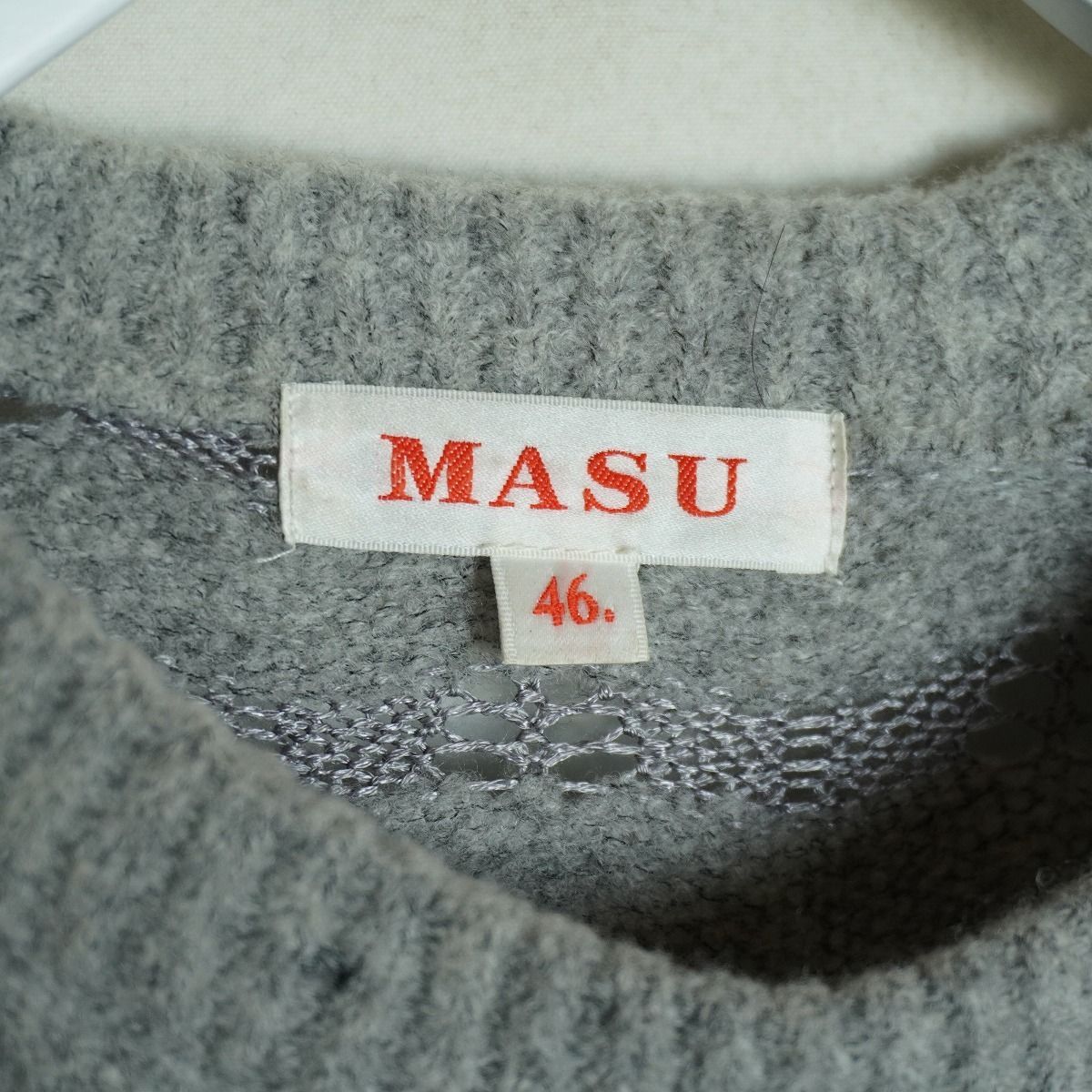 美品 MASU エムエーエスユー REVERSE BEETHOVEN SWEATER リバース