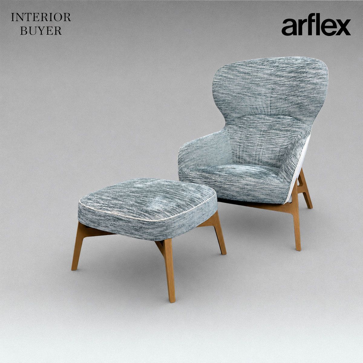 arflex アルフレックス GIULIO ジュリオ ラウンジ チェア オットマン