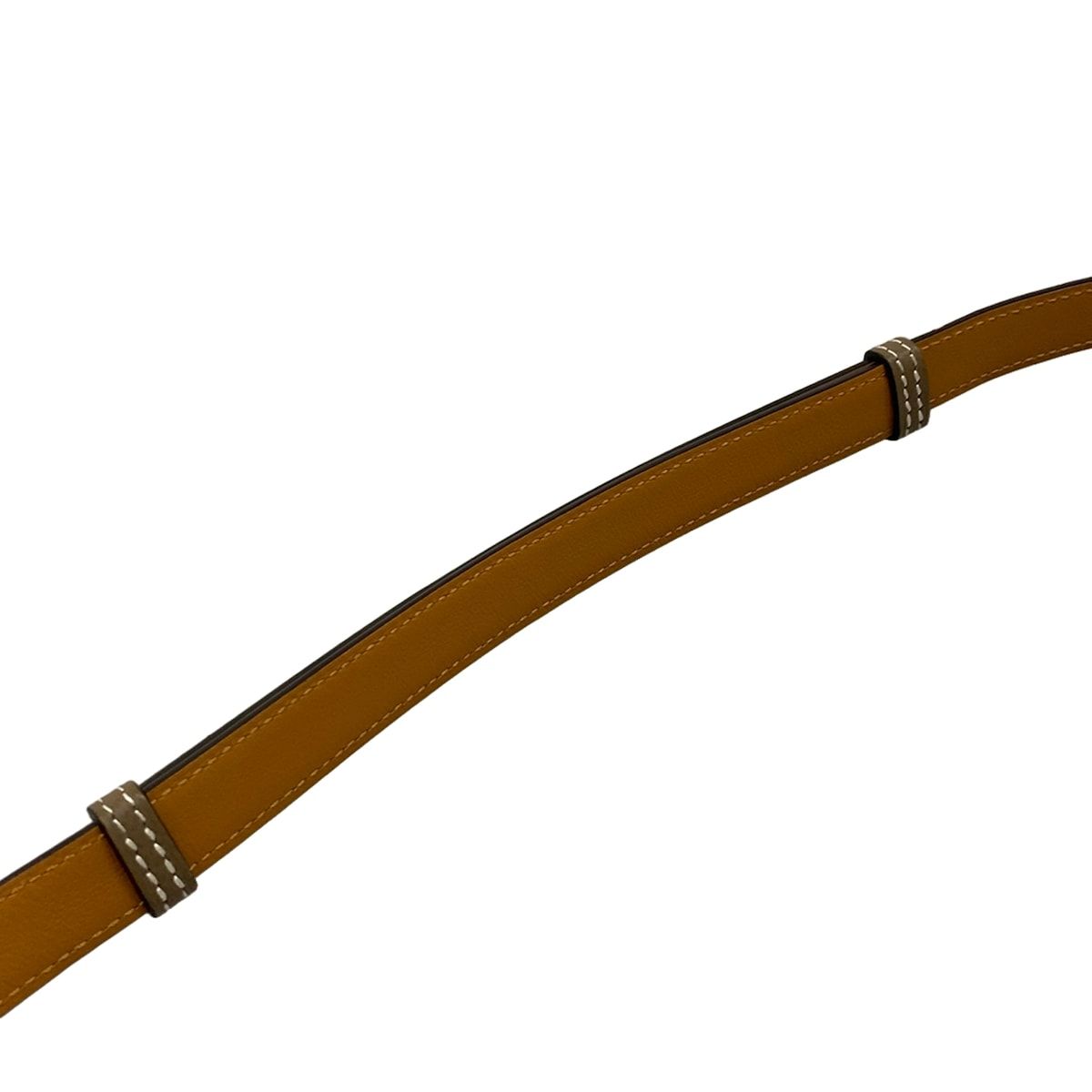 HERMES(エルメス) ベルト ケリー エトゥープ ピンクゴールド金具