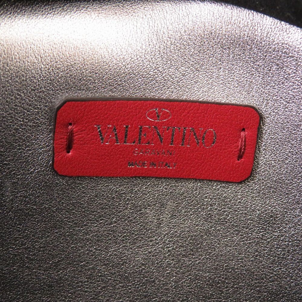 美品 ヴァレンティノ ガラヴァーニ VLTN XY2B0719UYS レザー シルバー