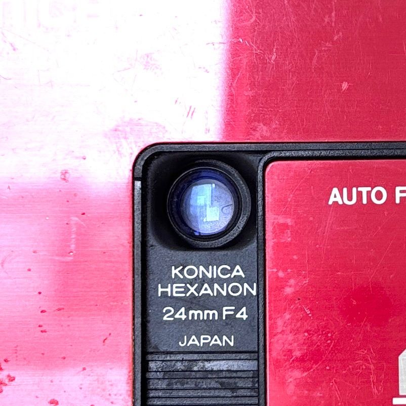 Konica RECORDER レッド コンパクトフィルムカメラ ハーフカメラ