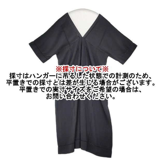 ARTS&SCIENCE 001-00521-220 シルク 半袖 ドレス ワンピース ブラック