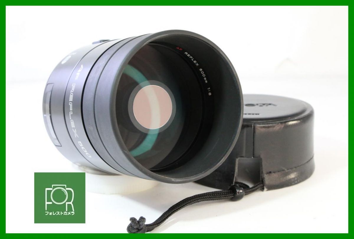 【動作保証・点検済】良品■MINOLTA AF REFLEX 500mm F8 19155005■8506