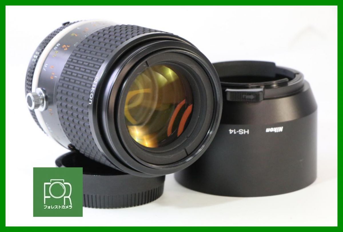 【動作保証・点検済】良品■Nikon AI-S Micro-NIKKOR 105mm F2.8■ピントリングスムーズ・絞り完動■i29