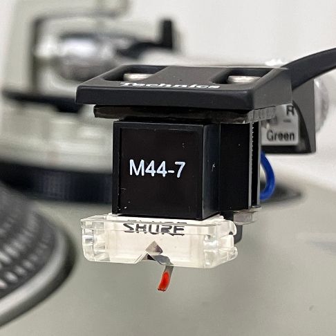 新作Technics SL-1200MK5 ターンテーブル SHURE M44-7 カートリッジ