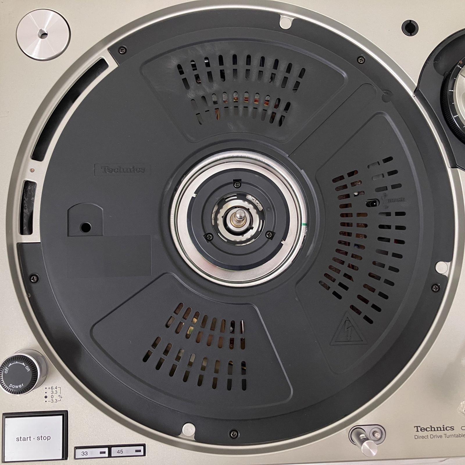 新作Technics SL-1200MK5 ターンテーブル SHURE M44-7 カートリッジ