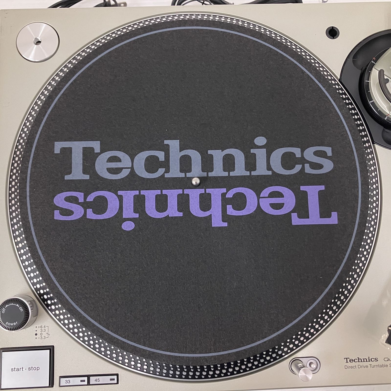 新作Technics SL-1200MK5 ターンテーブル SHURE M44-7 カートリッジ