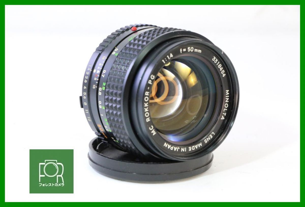 【動作保証・点検済】良品■ミノルタ MINOLTA ROKKOR-PG F1.4 50mm■2005