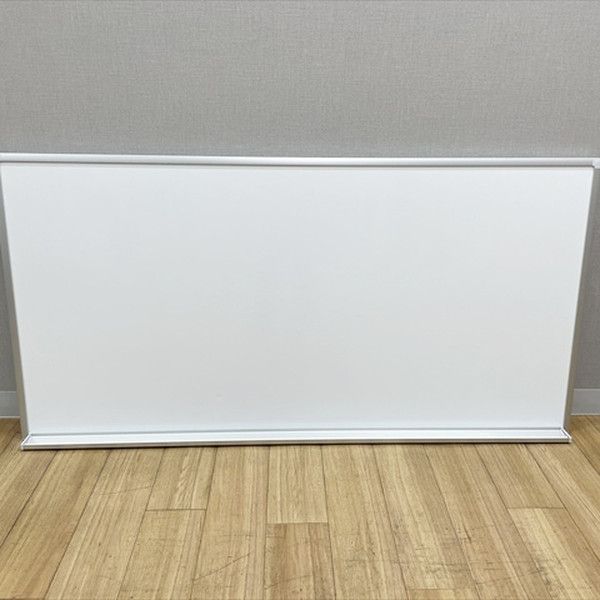 壁掛ホワイトボード 約1800×900　オフィス コクヨ シルバー