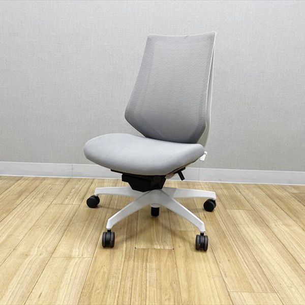 デュオラチェア ハイバック メッシュ 樹脂脚 肘無 オフィスチェア コクヨ ソフトグレー
