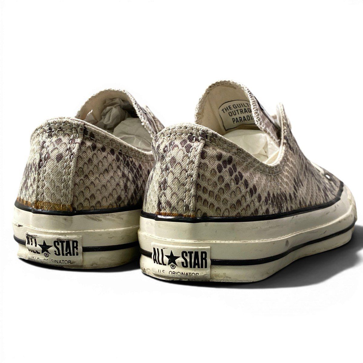 1g8 CONVERSE コンバース WACKO MARIA ワコマリア ALL STAR パイソン柄