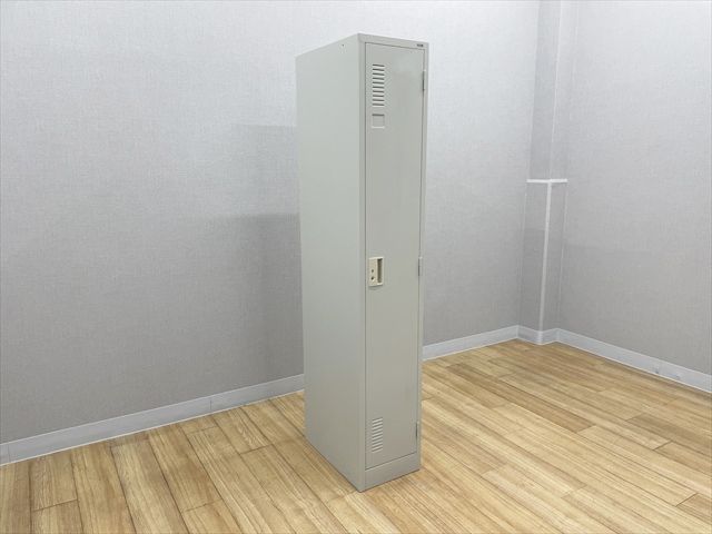1人用ロッカー LK型 更衣ロッカー スチールロッカー プラス エルグレー