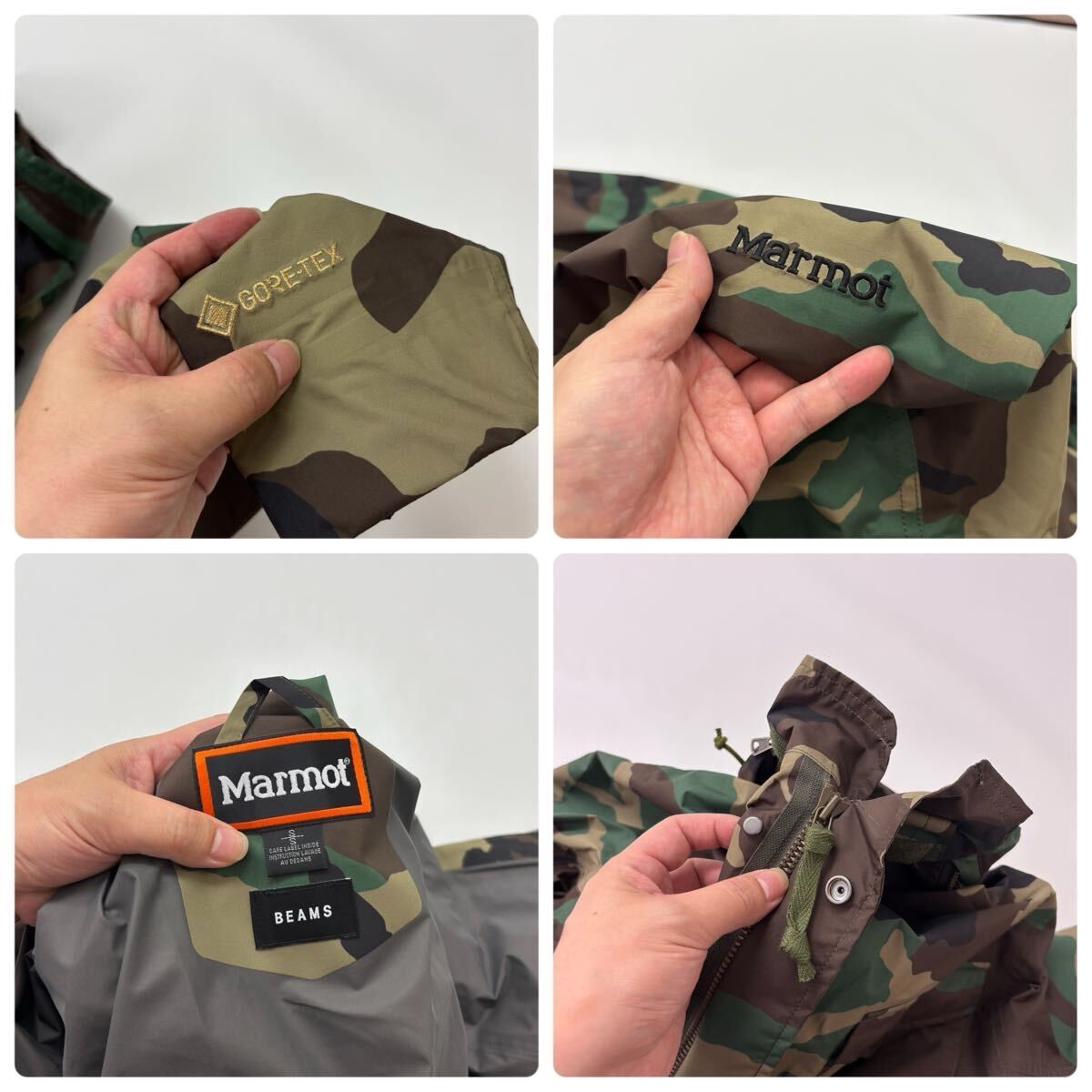 良品 Marmot マーモット x BEAMS ビームス 別注 M-65 フィールド