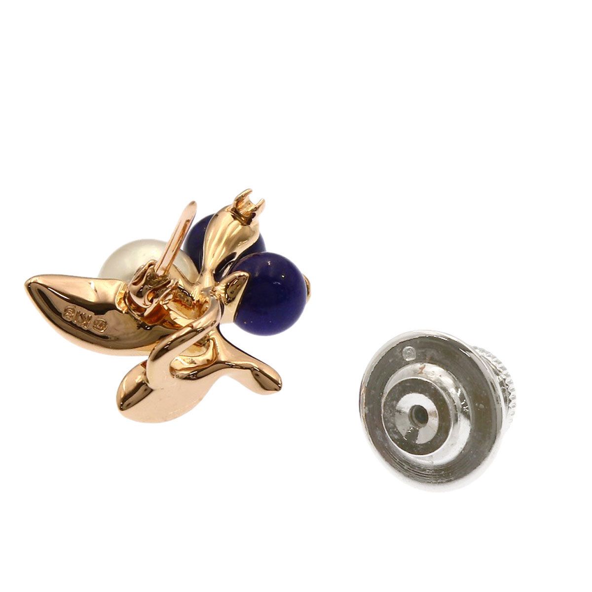 MIKIMOTO ミキモト ブルーベリーモチーフ パール 真珠 ラピスラズリ