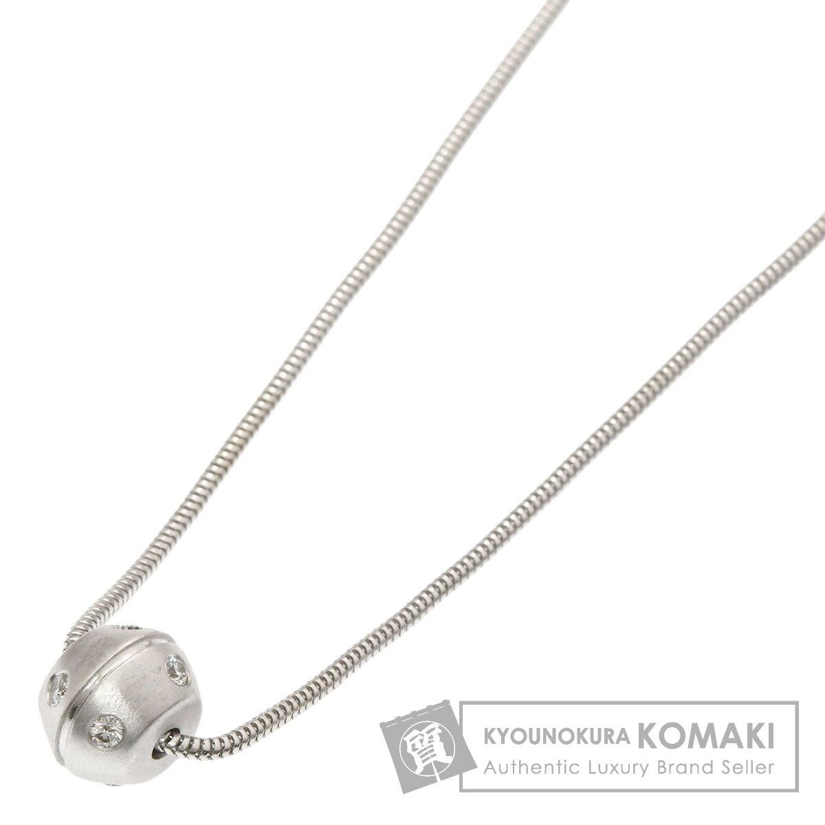 TIFFANY&Co. ティファニー ストリーメリカ ダイヤモンド ネックレス K18WG レディース [中古]