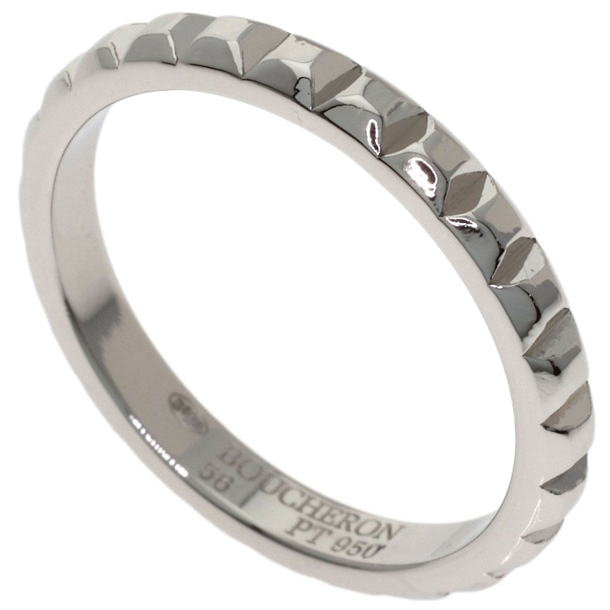 Boucheron ブシュロン クルドパリ #56 リング・指輪 PT950 レディース