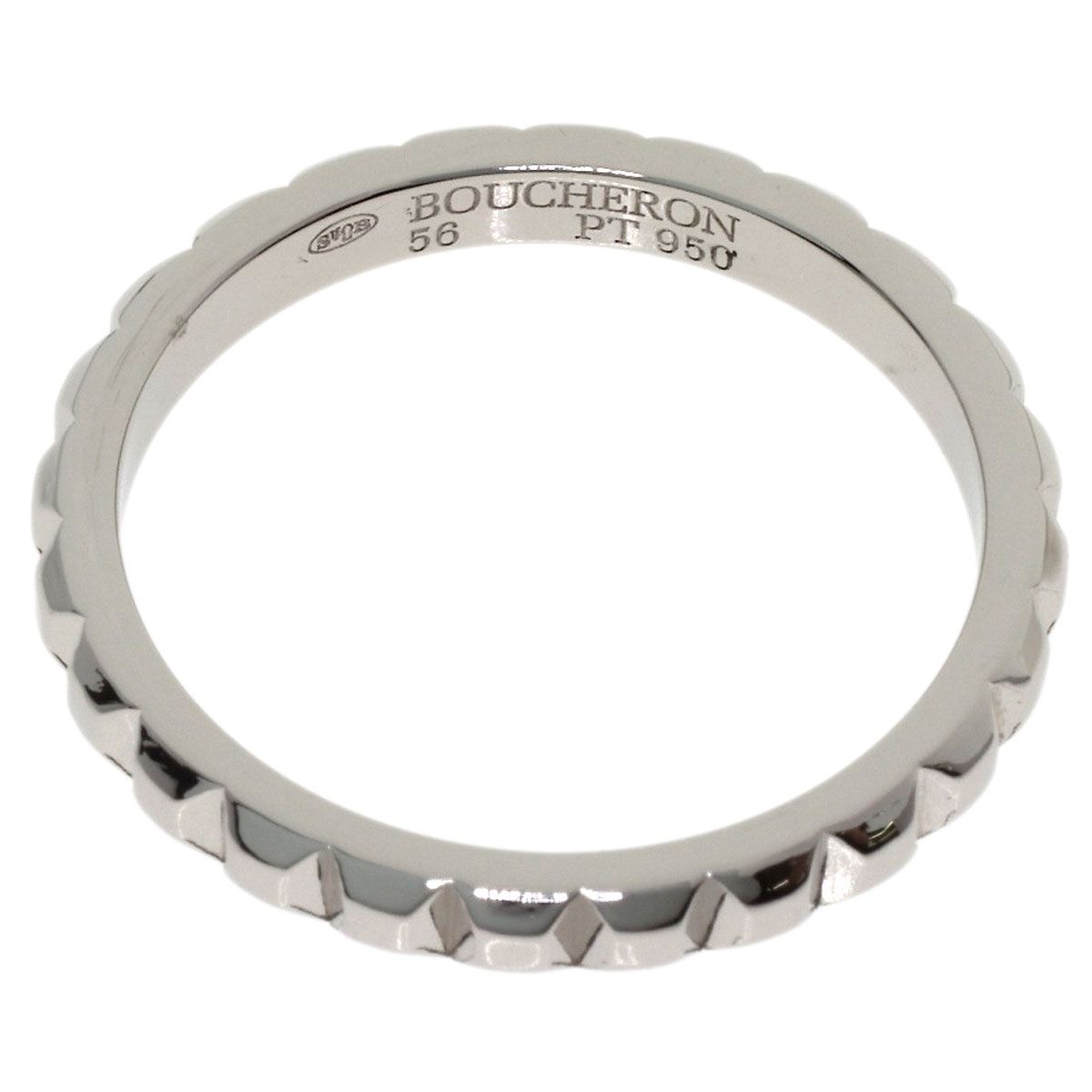 Boucheron ブシュロン クルドパリ #56 リング・指輪 PT950 レディース
