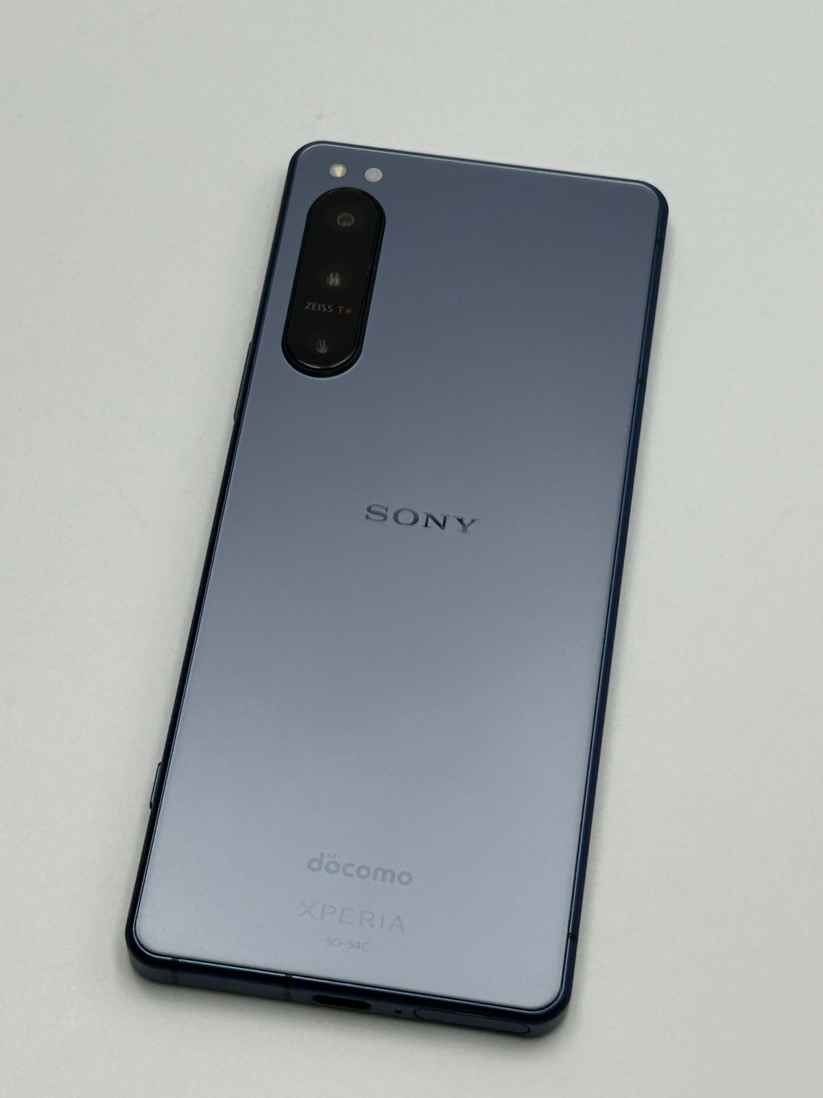 【中古A】Xperia 5 IV SO-54C 8GB+128GB ブルー SIMフリー 白ロム