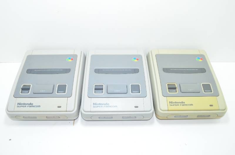 送料無料】任天堂 Nintendo スーパーファミコン 本体 3台セット SFC