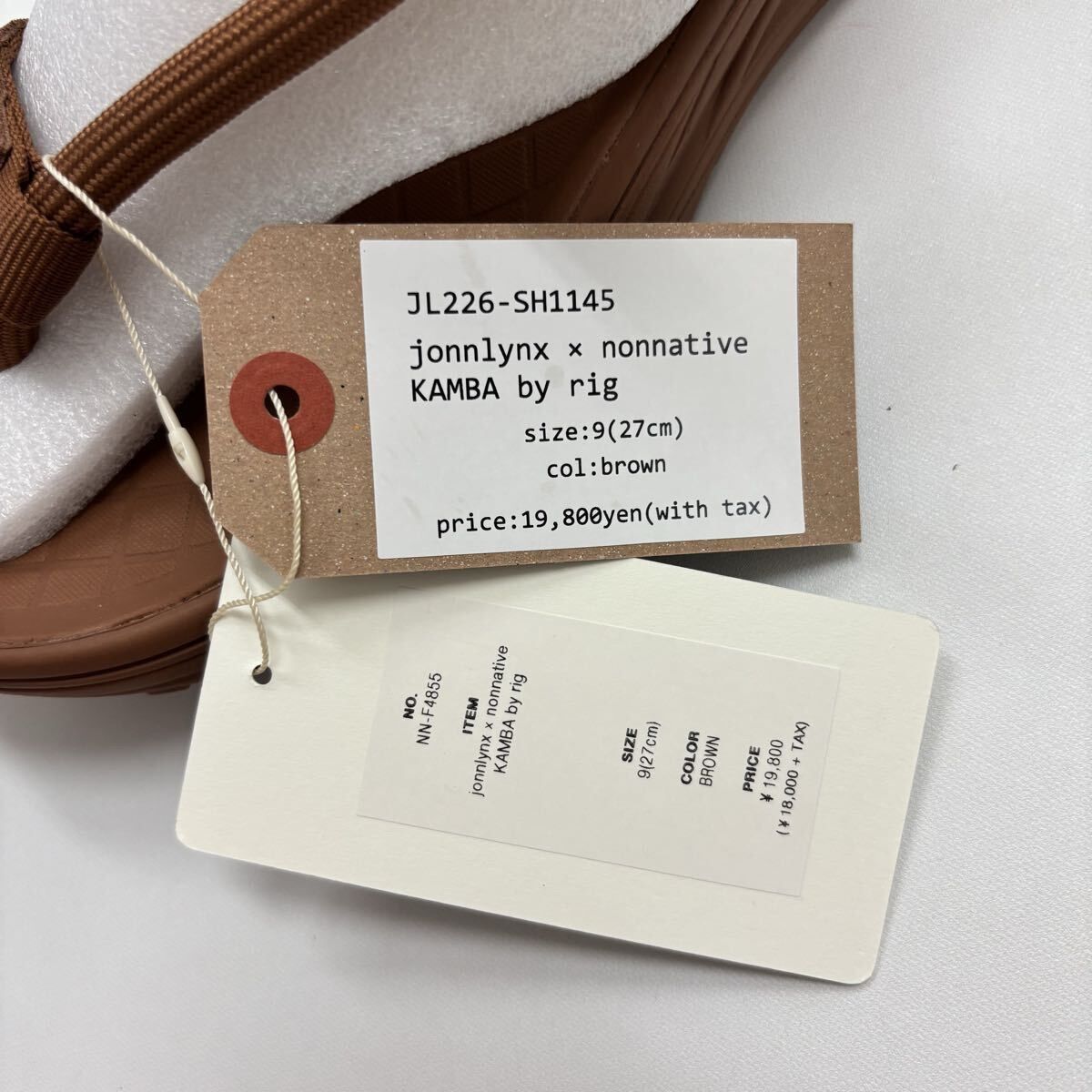 新品 nonnative ノンネイティブ x JONNLYNX ジョンリンクス KAMBA by