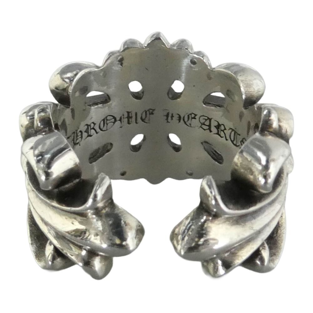 CHROME HEARTS ダブルフローラルクロスリング インボイス原本付 CHROME HEARTS クロムハーツ（原本有） インボイス付属 DBL FLRL CRS