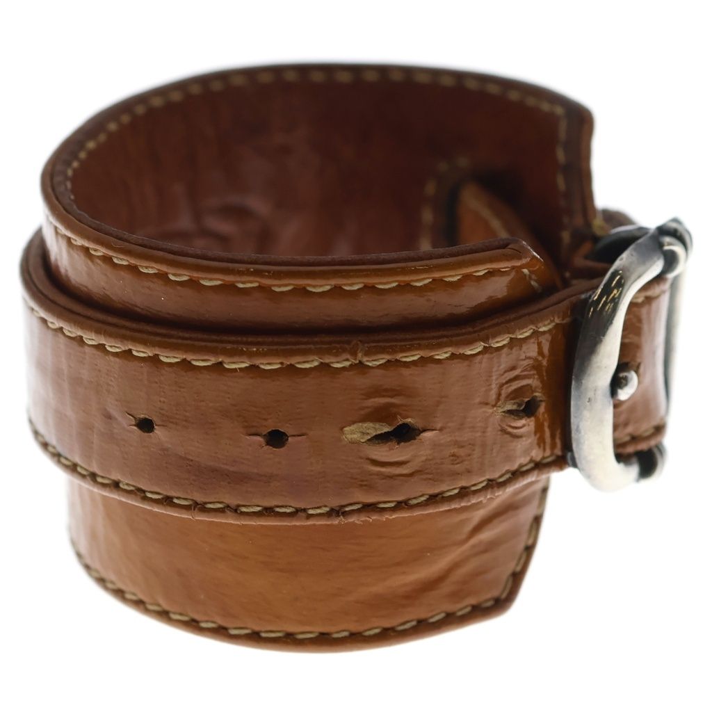 クロムハーツ　R&R タイニーバックル　レザーブレスレット CHROME HEARTS (クロムハーツ) R&R TINY BUCKLE ガンスリンガー