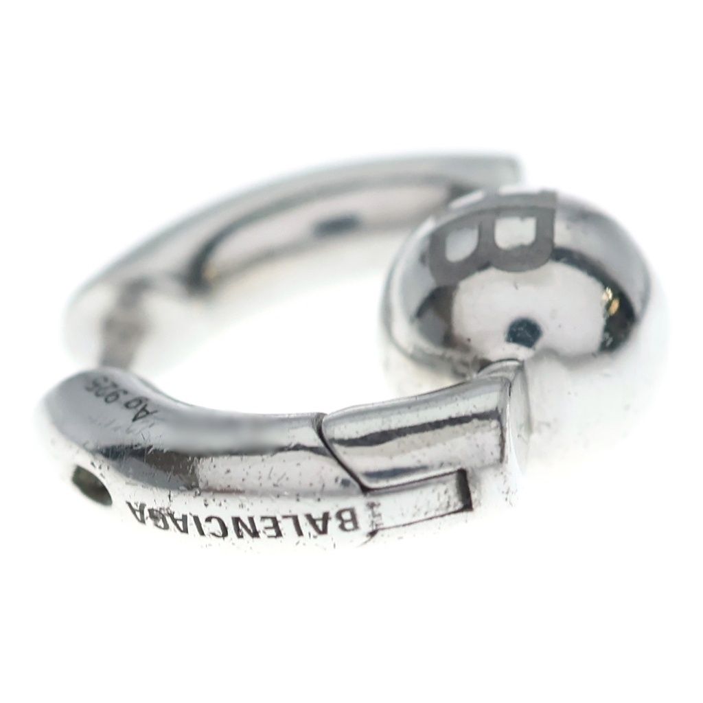 BALENCIAGA (バレンシアガ) CUT XS Earrings BB LOGO フープピアス
