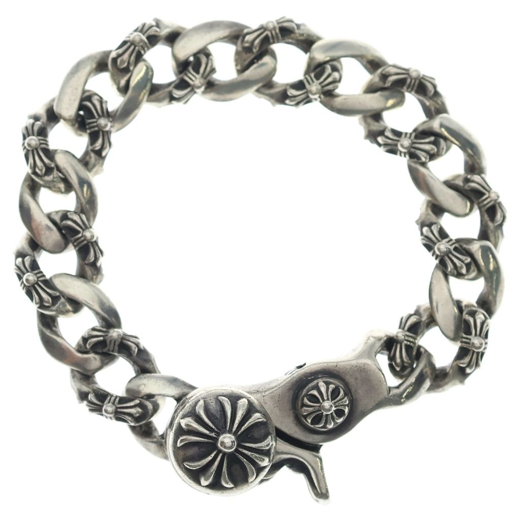 CHROME HEARTS クロムハーツ OLD FNCY CHN LNK オールド ファンシーリンククリップブレスレット 15リンク シルバー BCA145 CHROME HEARTS (クロムハーツ) FNCY CHN LNK ファンシーリンククリップ
