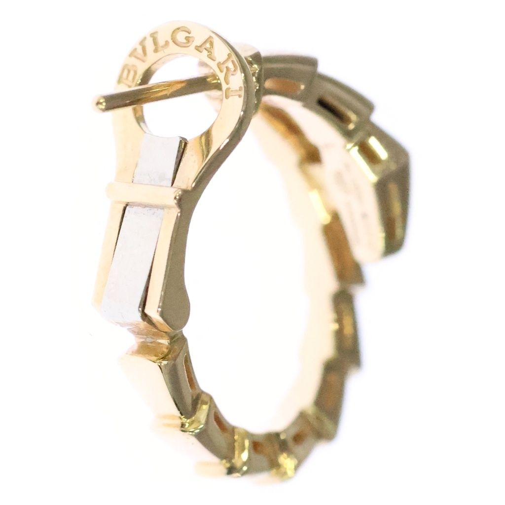 BVLGARI (ブルガリ) セルペンティ ヴァイパー Au750 K18YG 片耳 ピアス