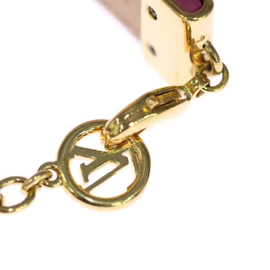 LOUIS VUITTON (ルイヴィトン) LVグラム ブレスレット パテント レザー