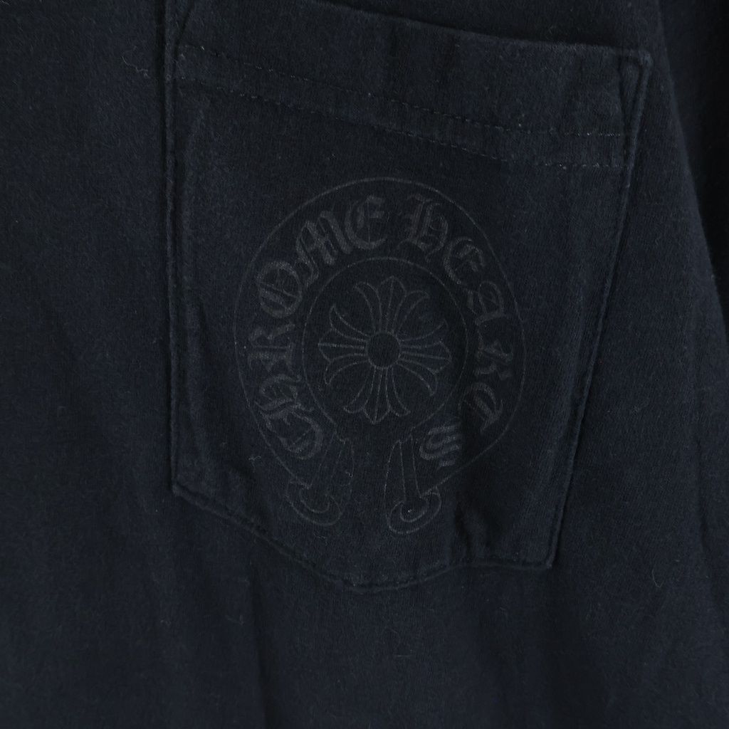 CHROME HEARTS (クロムハーツ) Neck Logo Arm CH L/S Tee ネックロゴ