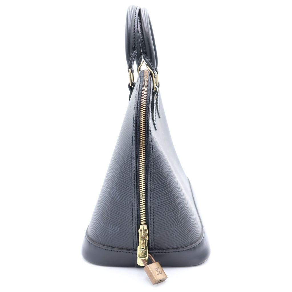 【美品】ルイヴィトン　エピ　アルマPM　ハンドバッグ　M52142　レザー　黒 LOUIS VUITTON (ルイヴィトン) エピ アルマPM ハンドバッグ ブラック