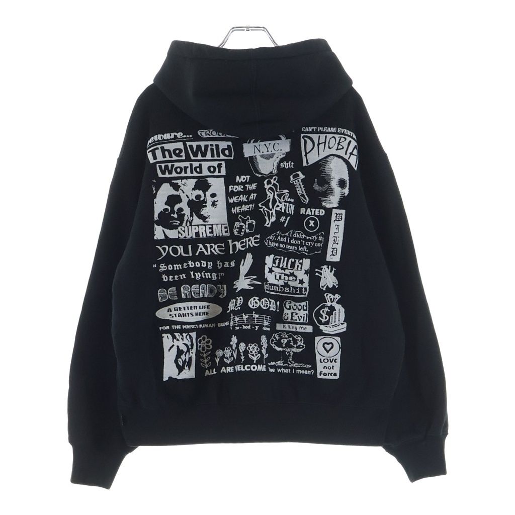 SUPREME (シュプリーム) 24AW Wild Embroidered Hooded Sweatshirt