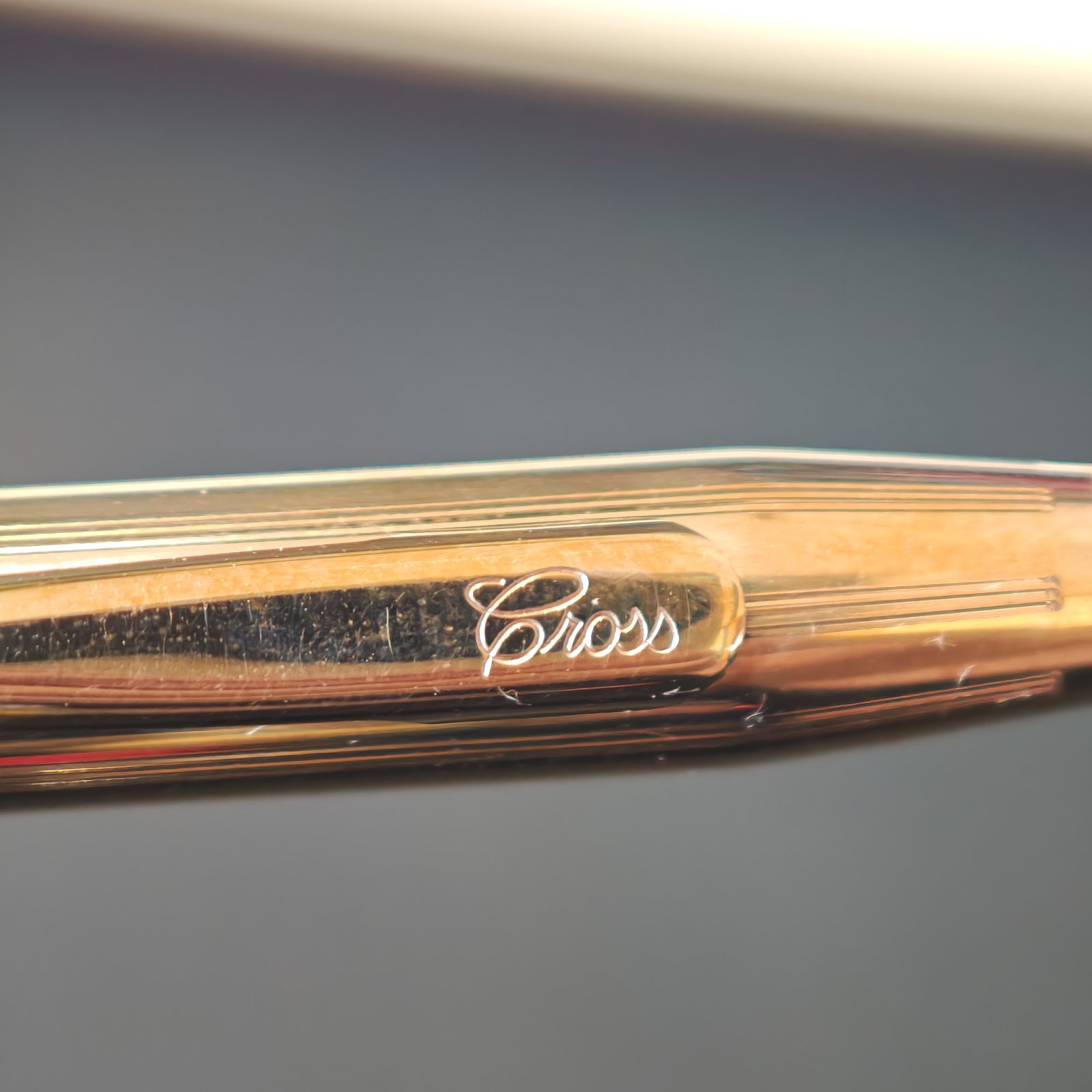 CROSS 14K 金張 ボールペン ケース付き - メルカリ