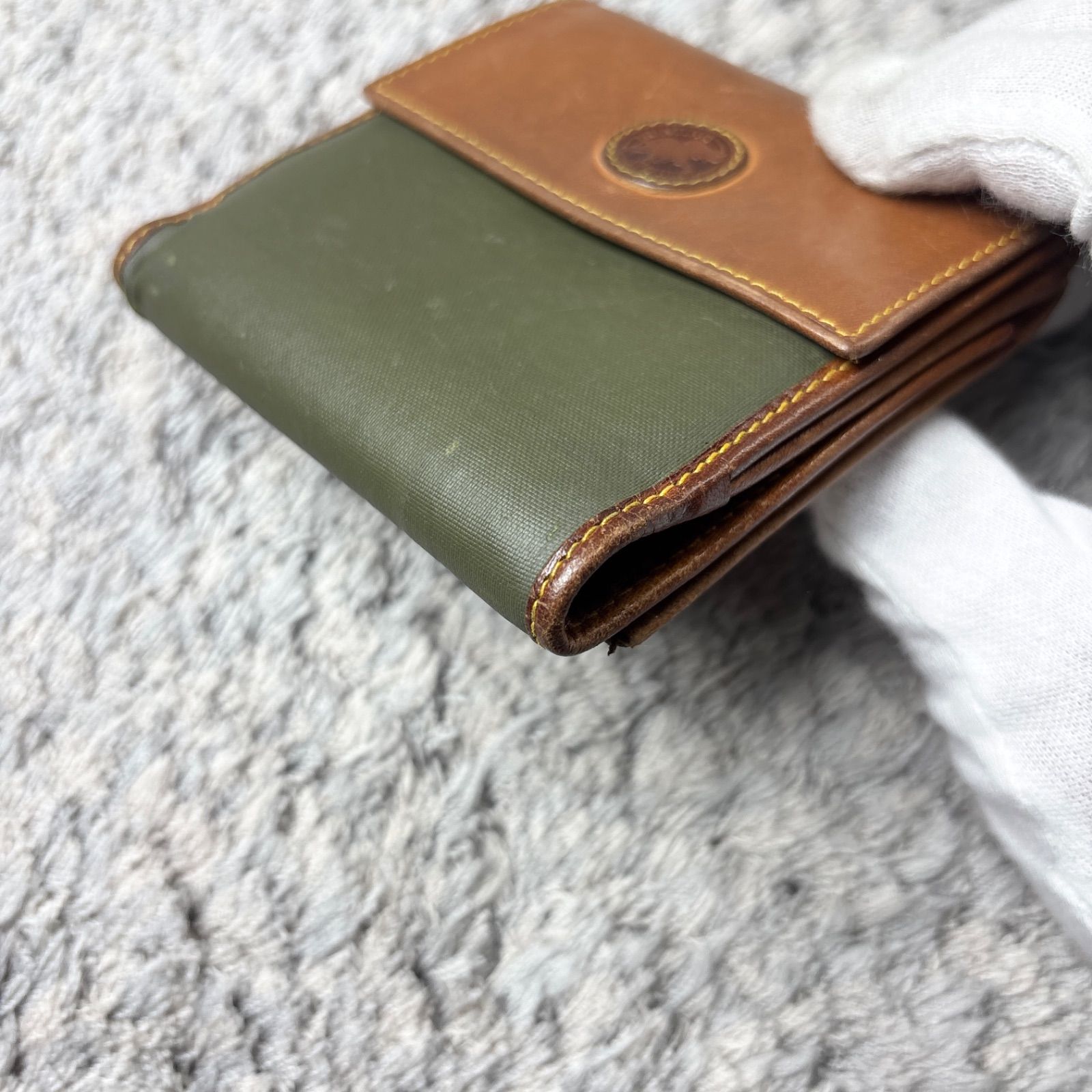 HUNTING WORLD ハンティングワールド 三つ折り財布 Wホック バチュー