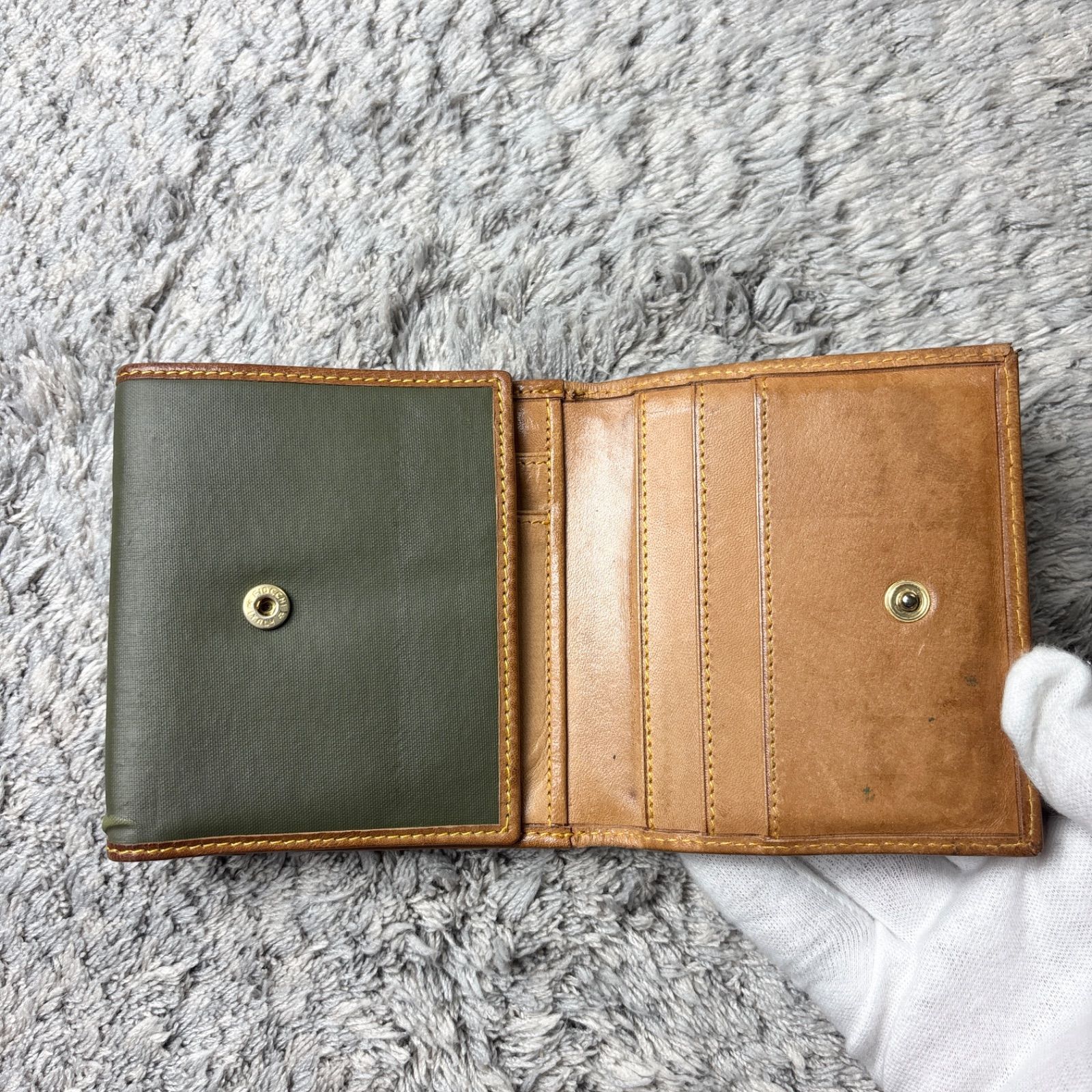 HUNTING WORLD ハンティングワールド 三つ折り財布 Wホック バチュー