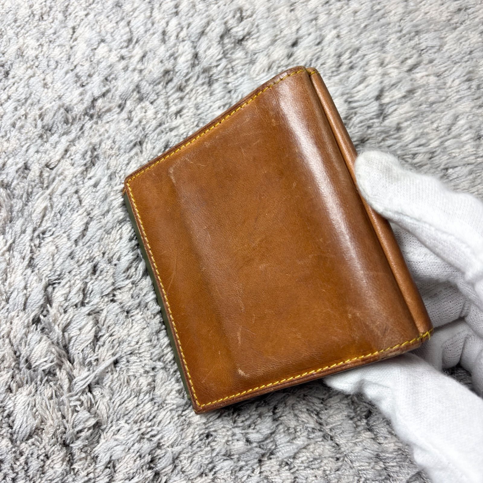 HUNTING WORLD ハンティングワールド 三つ折り財布 Wホック バチュー