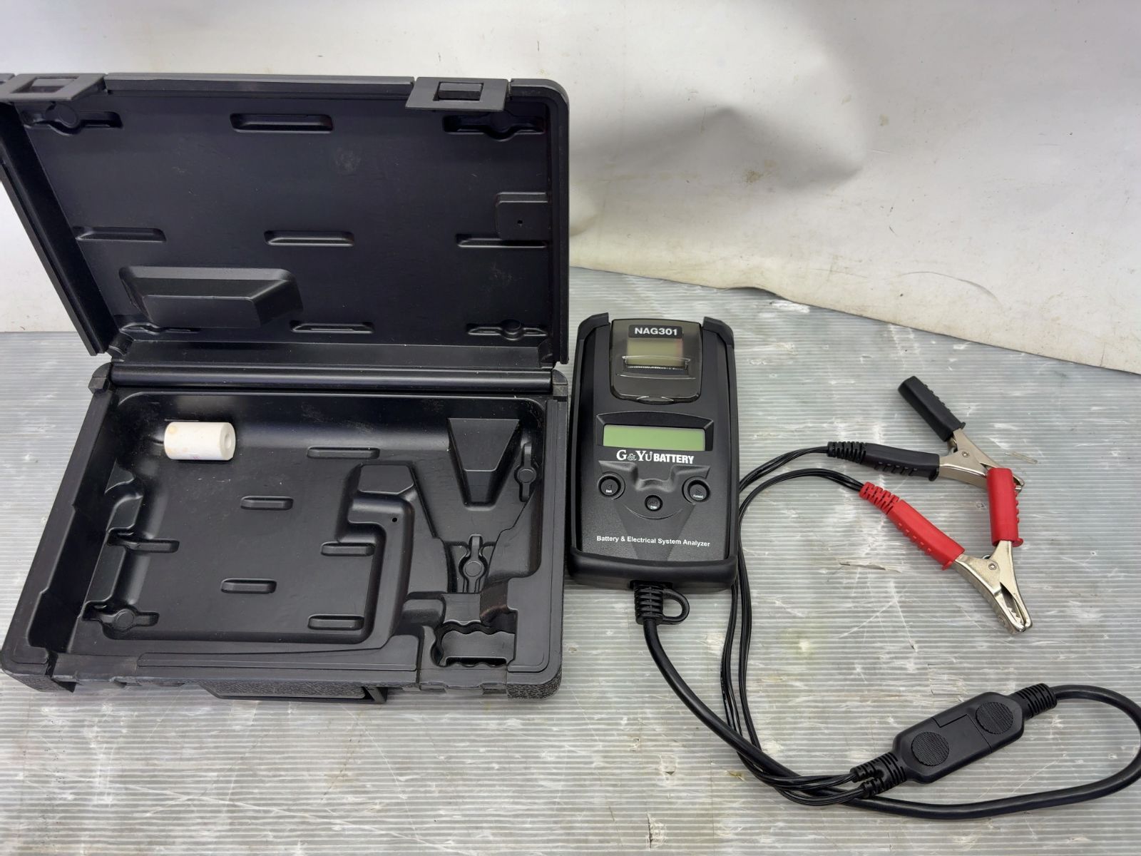 G&Yu NAG301 プリンター搭載 バッテリーアナライザー　　　ユアサ YUASA バッテリー テスター 診断機 スキャナー　 b366,2
