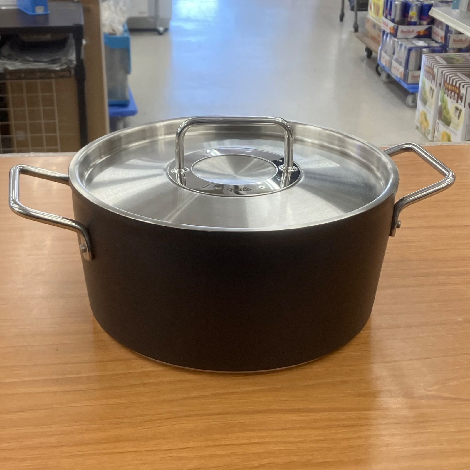 フィスラー 両手鍋 アダマント シチューポット 25㎝ Fissler ガス火 IH