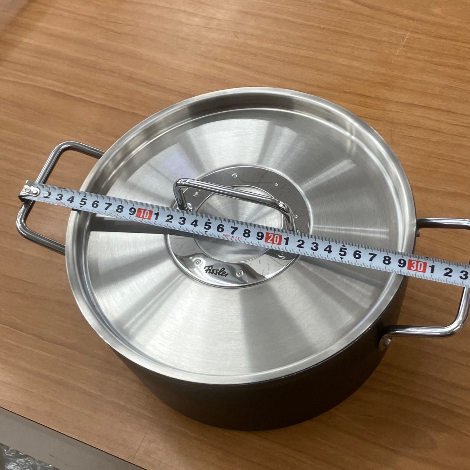 フィスラー 両手鍋 アダマント シチューポット 25㎝ Fissler ガス火 IH