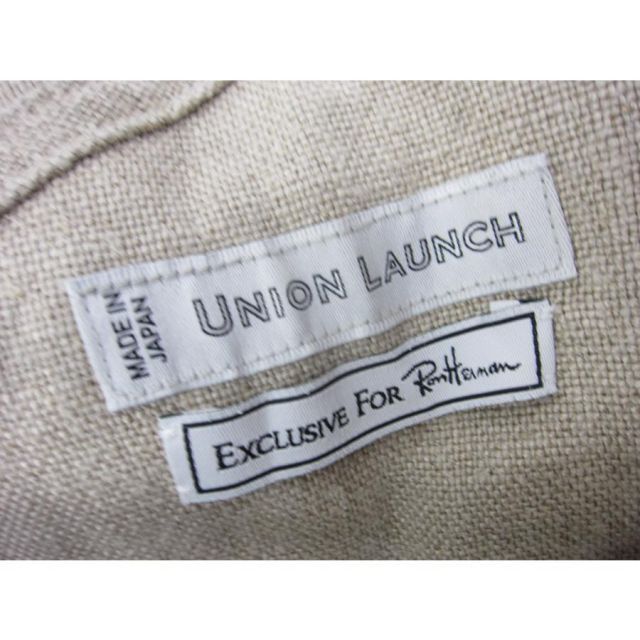 UNION LAUNCH ユニオンランチ リネン オーバーオール SIZE:XS