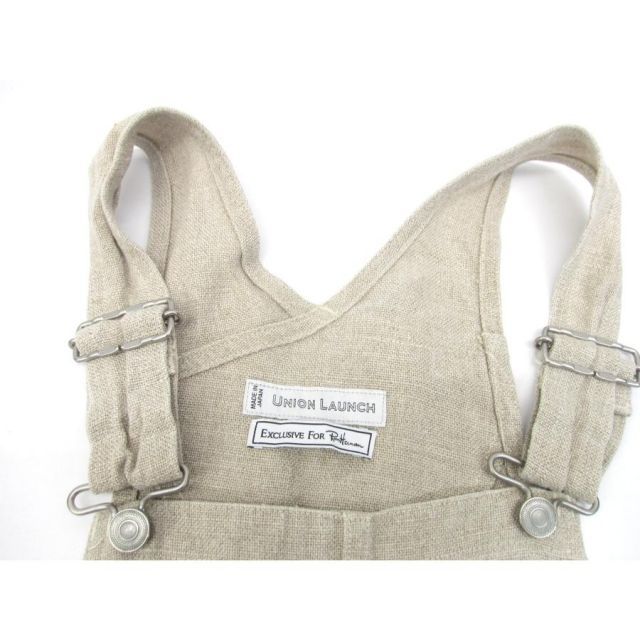 UNION LAUNCH ユニオンランチ リネン オーバーオール SIZE:XS
