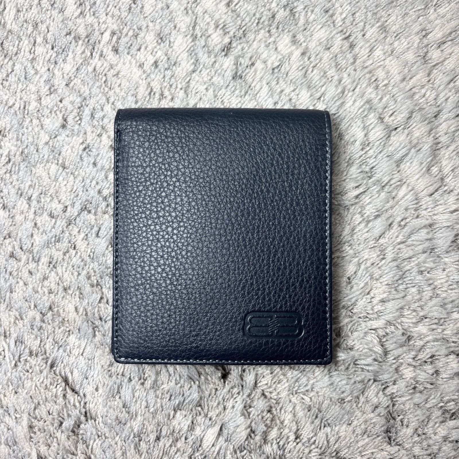 BALENCIAGA バレンシアガ コンパクトウォレットBBロゴ 2つ折り財布