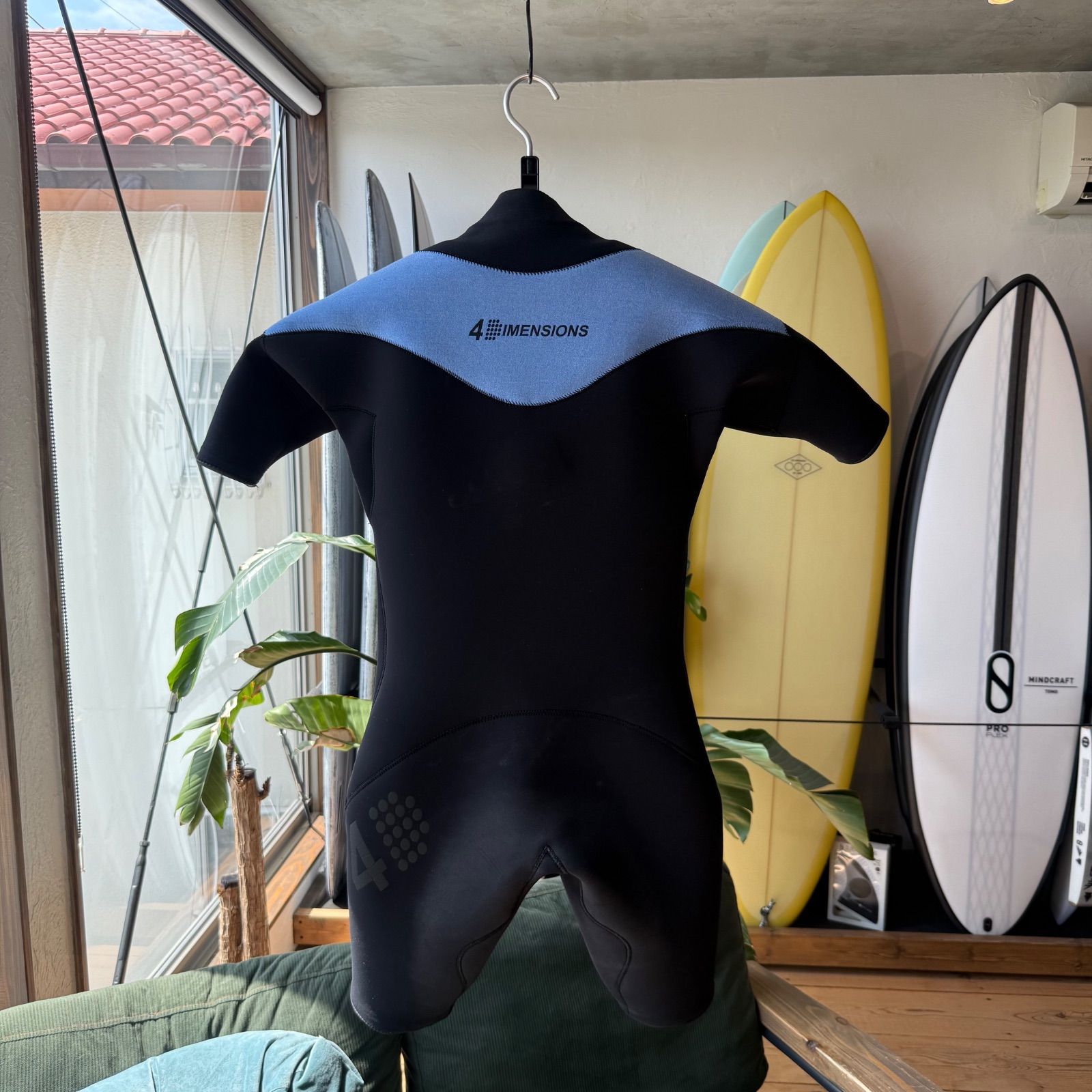 中古 ウエットスーツ スプリング 3×2mm 4D 4DIMENSIONS ML相当 172cm