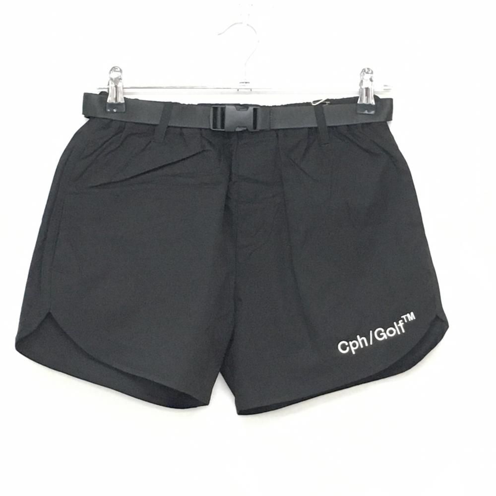 i*m様 【未使用品】CPH/GOLF キャプテンズヘルム　ゴルフ ショートパン 未使用品】キャプテンズヘルムゴルフ ショートパンツ 黒 ガチャベルト