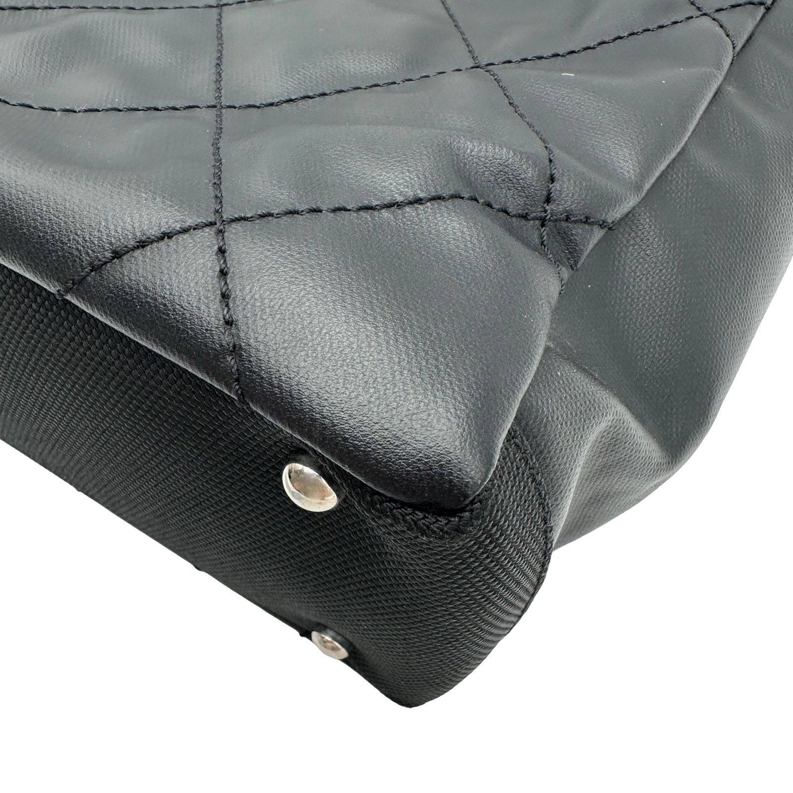 シャネル CHANEL パリビアリッツトートPM A34208 16番台 ブラック