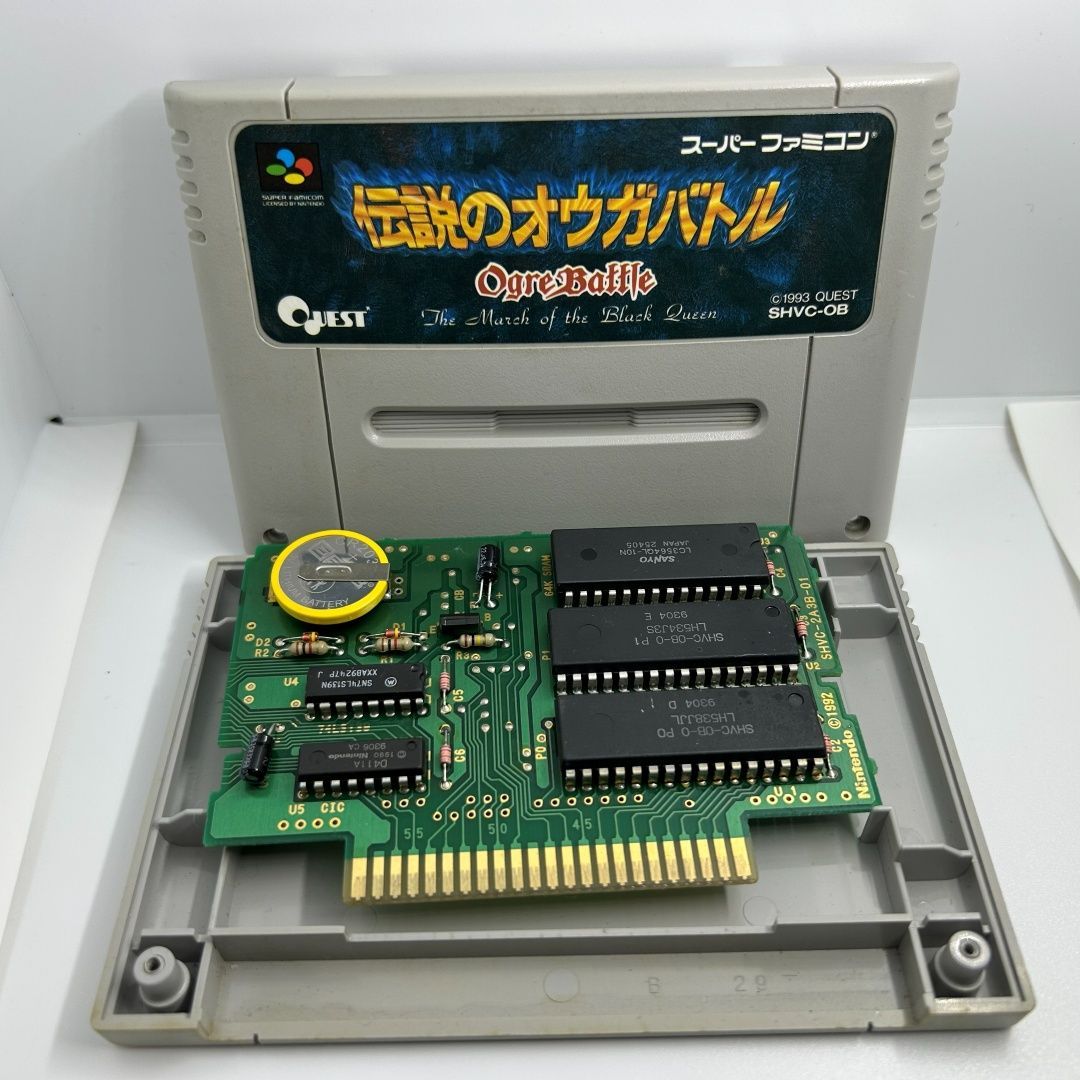 中古・電池交換済】伝説のオウガバトル｜スーパーファミコン｜カセット