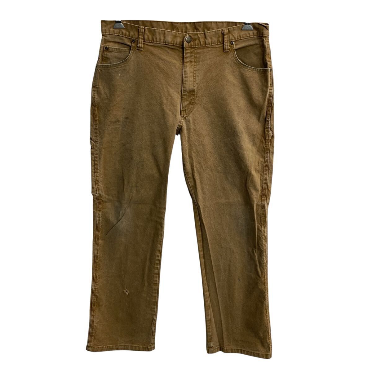 ワークパンツ ディッキーズ Dickies W36 ダック地 パンツ ブラウン 