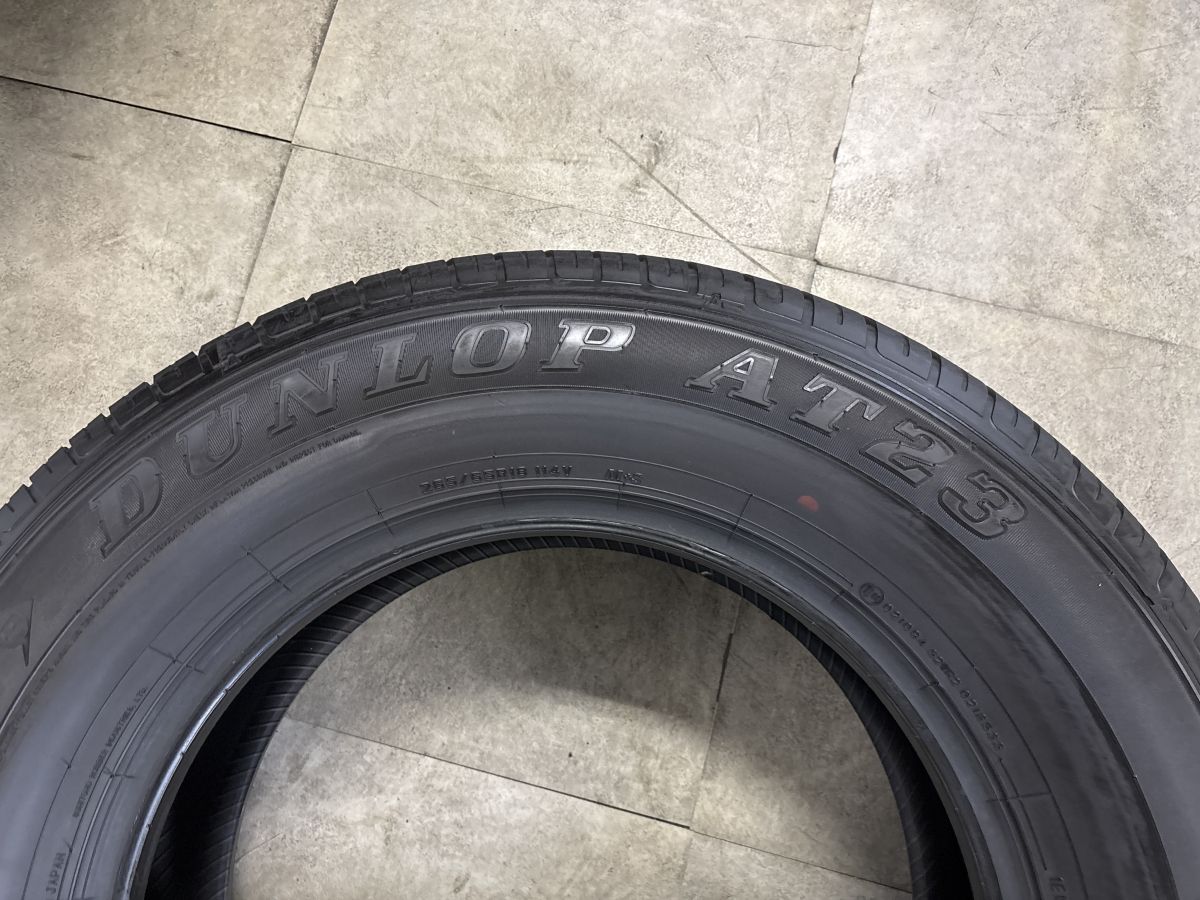 ほぼ新車外し バリ溝】ダンロップ グラントレックAT23 265/65R18 4本